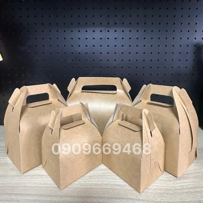HỘP GIẤY QUAI XÁCH ĐỰNG HAMBURGER, BÁNH BAO
